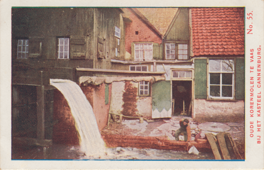 055 - Oude Korenmolen te Vaas bij het Kasteel Canneburg